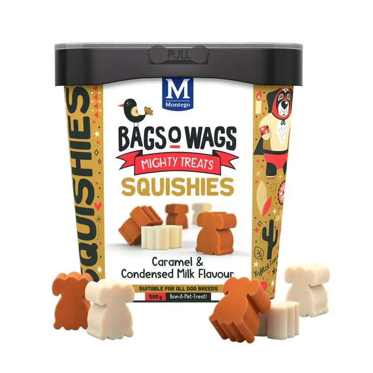 Montego Bags O' Wags Squishies Caramel & Condensed Milk | Buy Dog