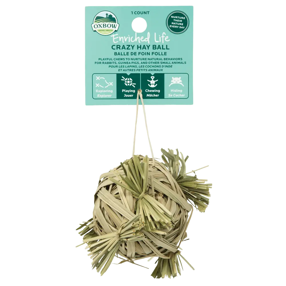 Oxbow Enriched Life - Crazy Hay Ball   | Canine & Co