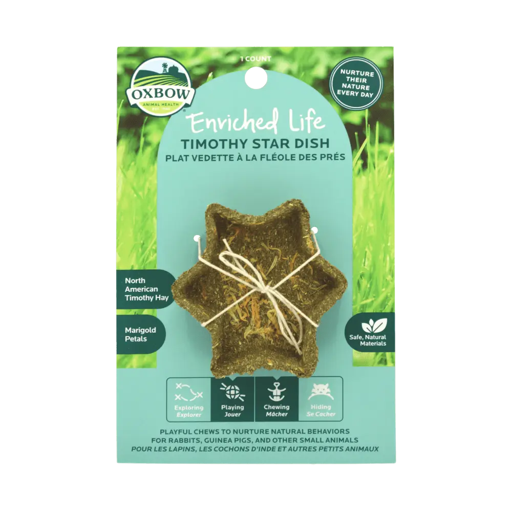 Oxbow Enriched Life - Timothy Star Dish   | Canine & Co