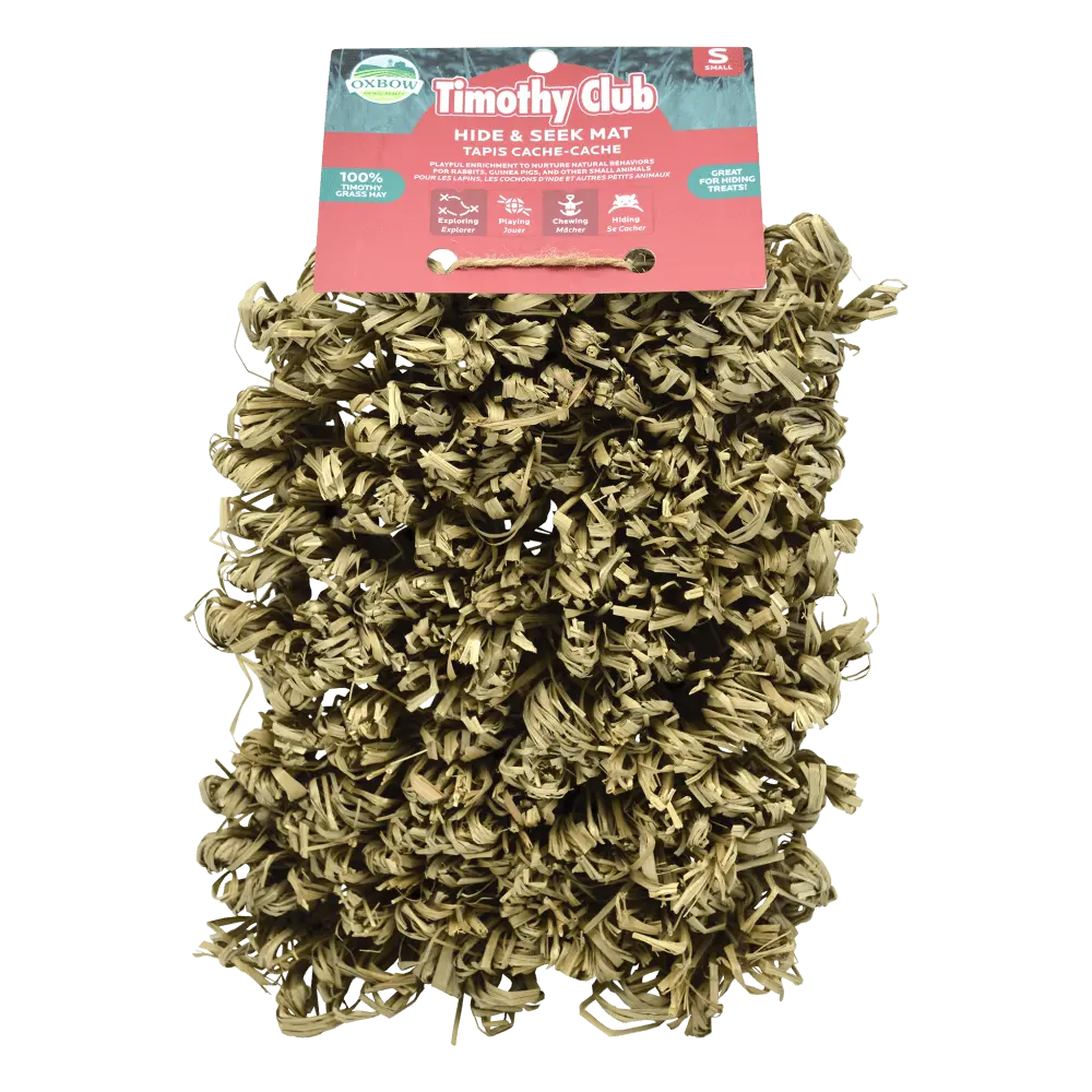 Oxbow Timothy CLUB Hide & Seek Mat - Small   | Canine & Co
