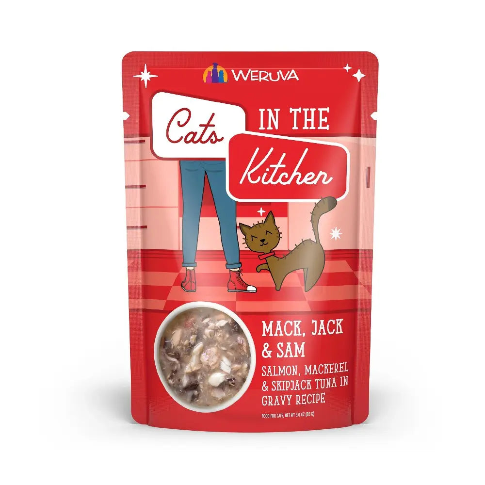 Weruva Mack, Jack and Sam Wet Cat Food Pouch   | Low Prices | Canine & Co