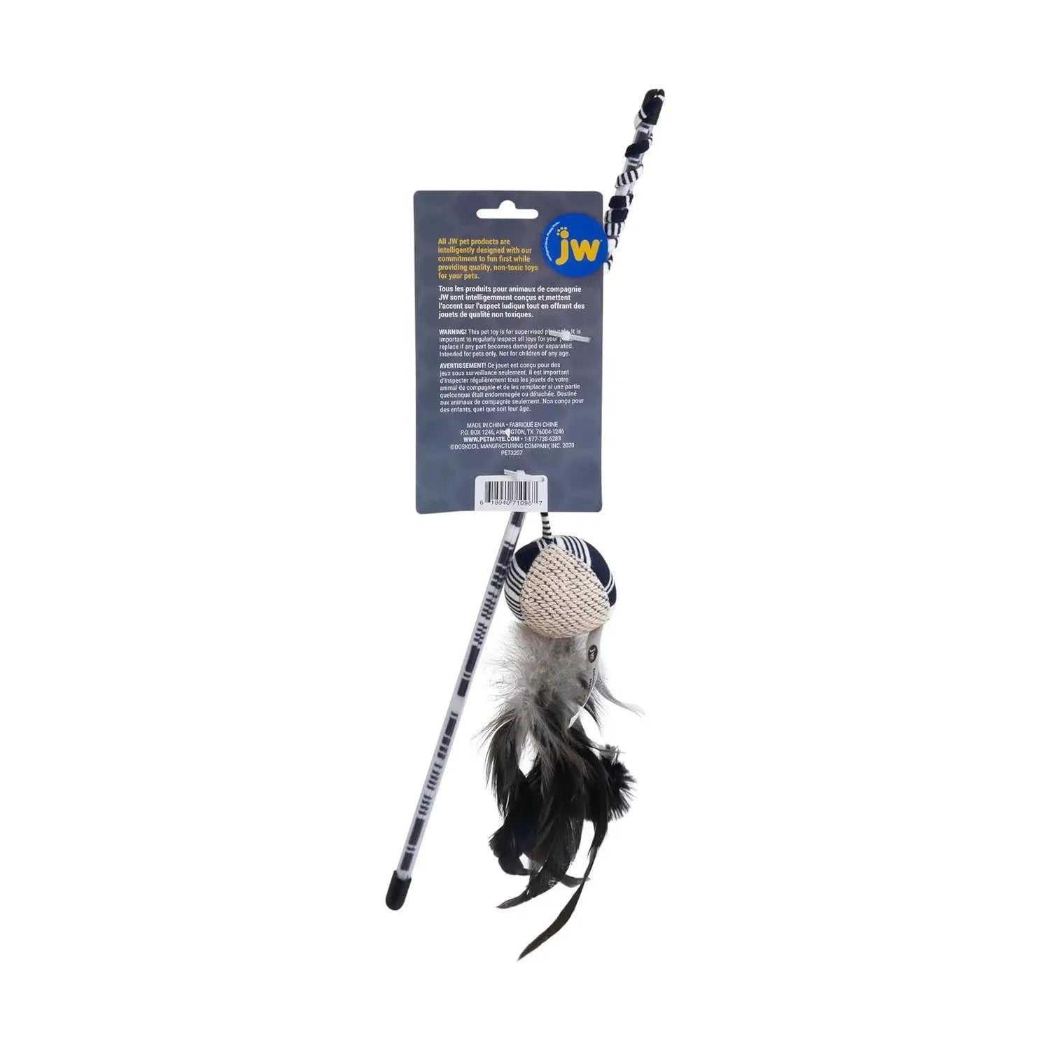 JW Pet JW Cataction Ball With Wand Cat Toy JW Pet