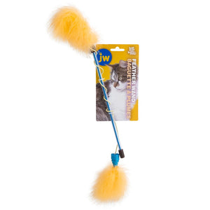 JW Pet Cataction Feather Wand with Packaging