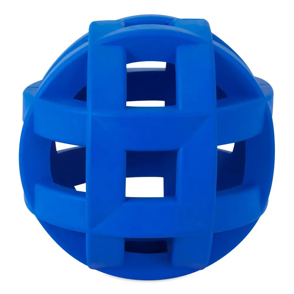 Blue interactive dog toy, designed for chewing and play, promotes mental stimulation and exercise.