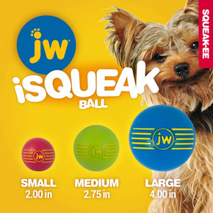 JW Pet iSqueak Ball - Size Guide