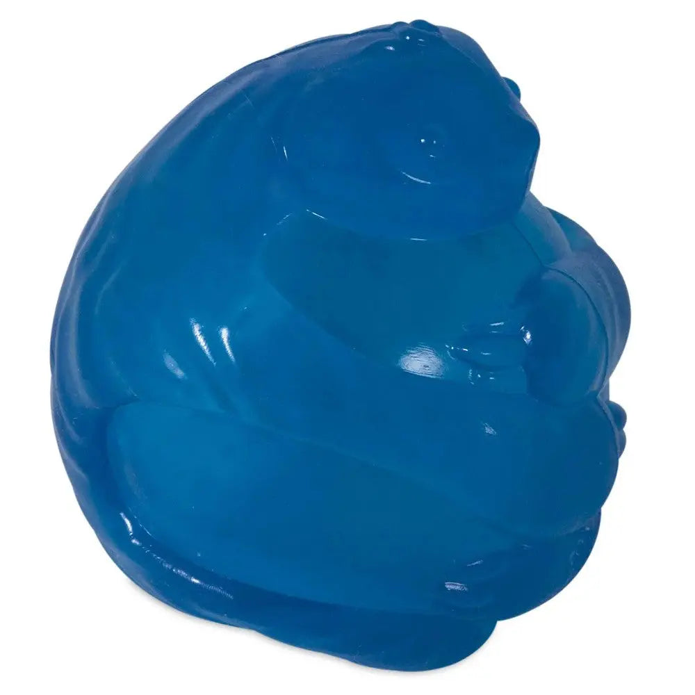 Blue frog-shaped stress ball, perfect for relieving tension and enhancing focus.