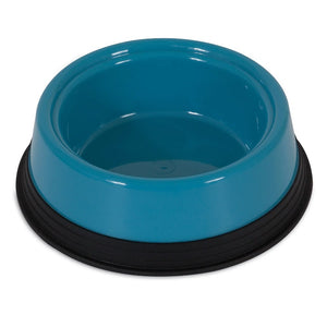 JW Pet Skid Stop Basic Bowl - Blue