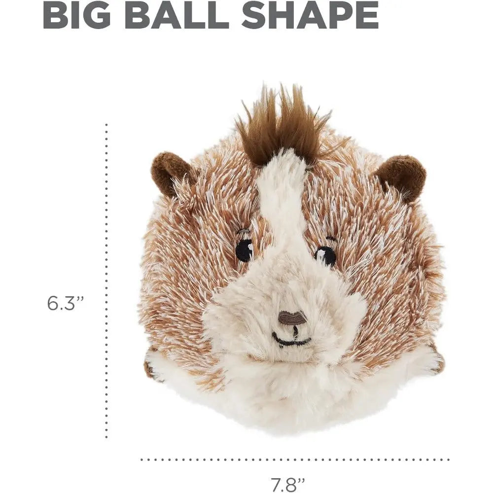 Plush big ball-shaped toy featuring a cute animal design, perfect for cuddling and playtime.