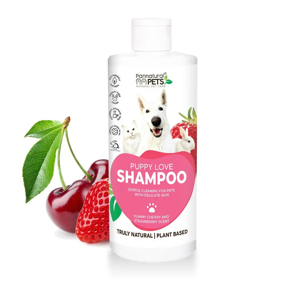 Pannatural Pets Puppy Love Strawberry Cherry Shampoo Pannatural Pets