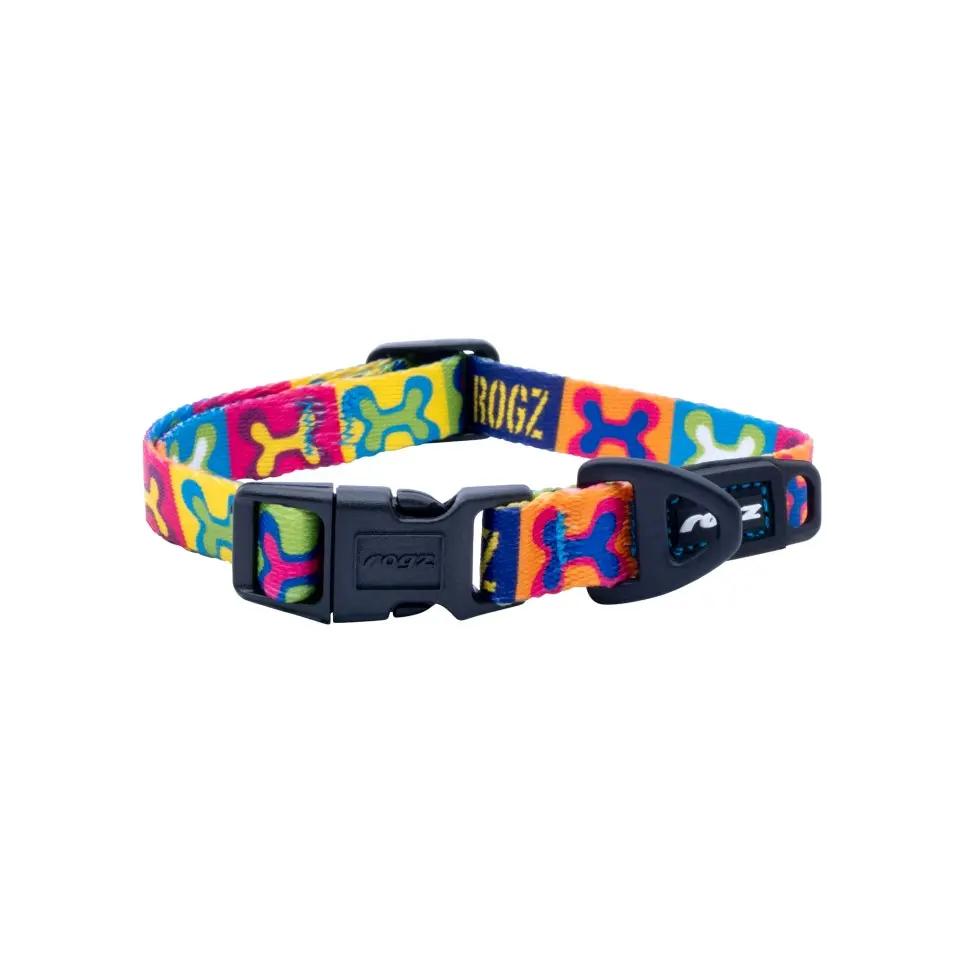 Rogz Fusion Classic Dog Collar Popart Yellow