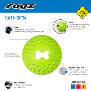 Rogz Gumz Treat Ball Features and Benefits
