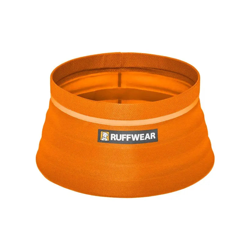 Ruffwear Bivy Collapsible Travel Dog Bowl  Salamander Orange | Low Prices | Canine & Co