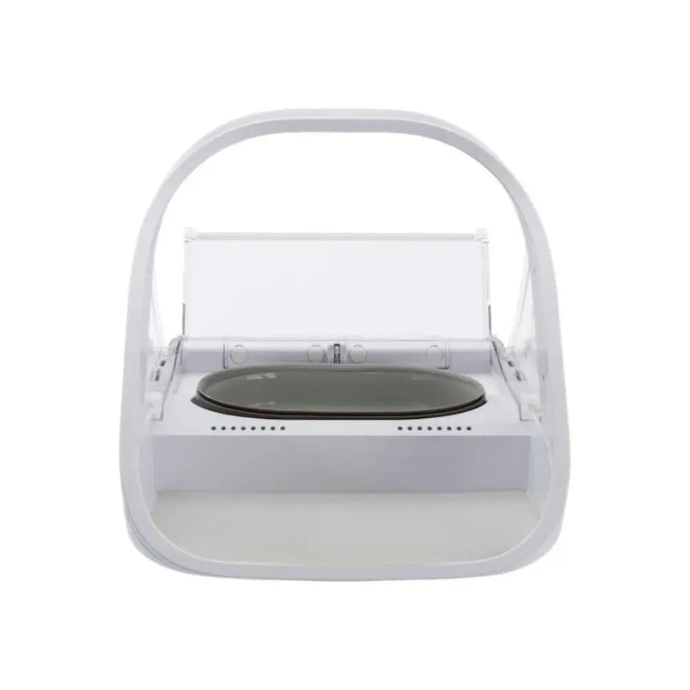 SureFeed pet feeder connects online, showcasing its design