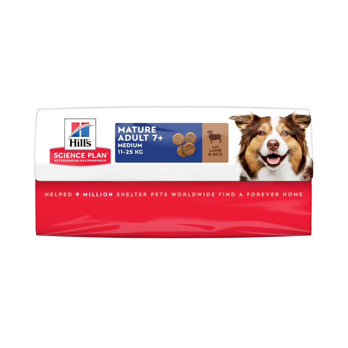 Hill’s Science Plan Medium Breed Mature Adult 7+ Dry Dog Food, Lamb & Rice
