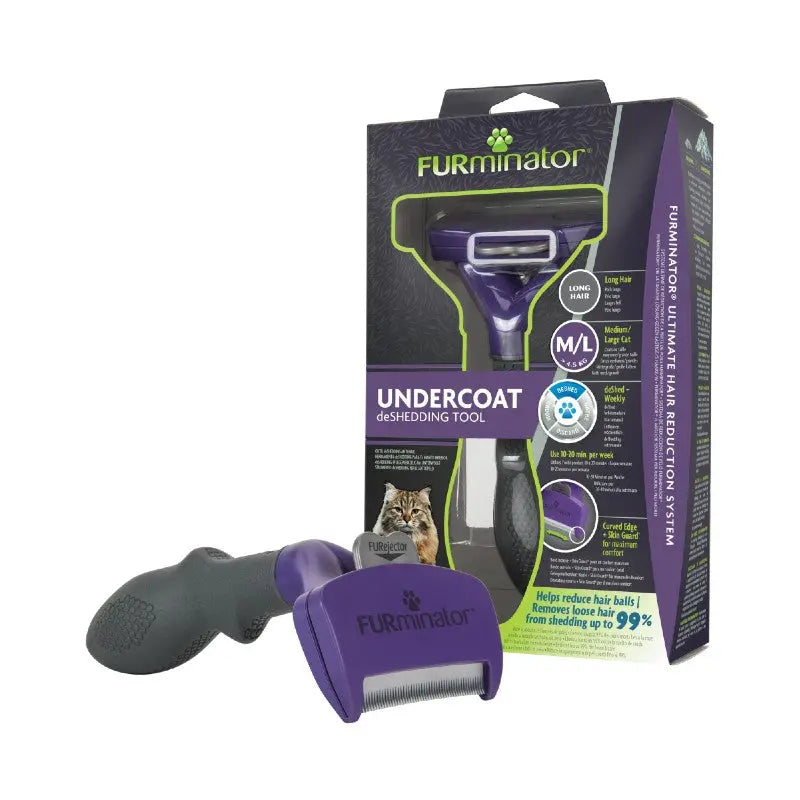 FURminator Undercoat deShedding Tool for effective pet hair removal and reduced shedding.