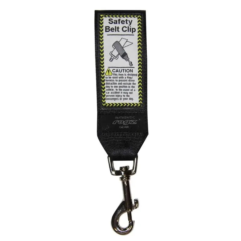 Rogz Safety Belt Clip  Black | Low Prices | Canine & Co