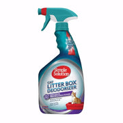 Simple Solution Cat Litter Box Deodorizer spray for effective odor control and freshening.
