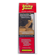 Sticky Paws cat deterrent strips protect furniture from scratching and inappropriate elimination.