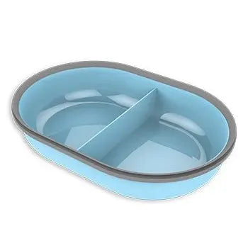 SureFeed Split Bowl Blue product image for pet feeding