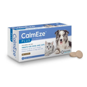 Calmeze Plus Calming Tablets for Dogs & Cats Box of 30