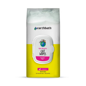 Earthbath Hypo-Allergenic Cat Wipes - Fragrance Free 100 Wipes