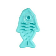 Silicone fish-shaped mold for baking or crafting, perfect for creative treats and fun projects.