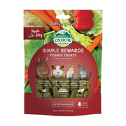 Oxbow Simple Rewards Veggie Treats for small pets, featuring natural ingredients and vet-recommended quality.