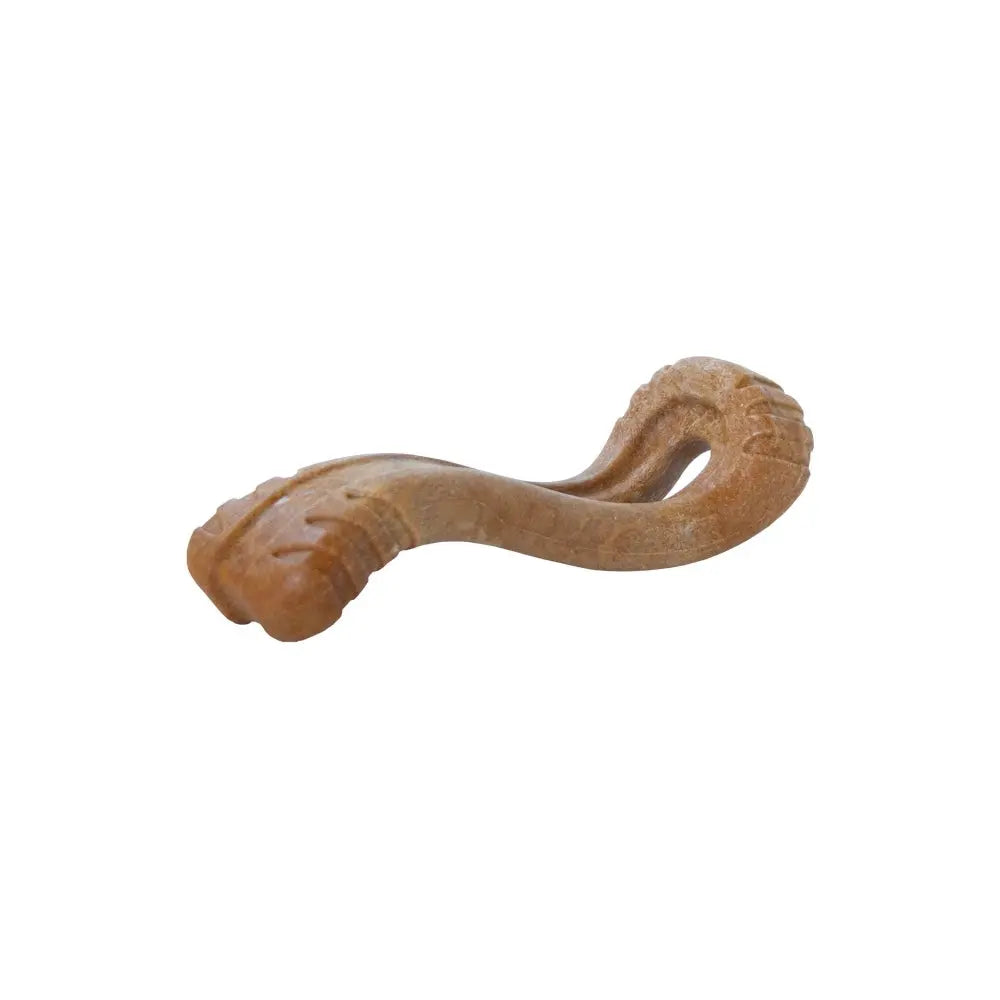 Natural dog chew toy, durable and flexible, perfect for promoting dental health and keeping pets entertained.
