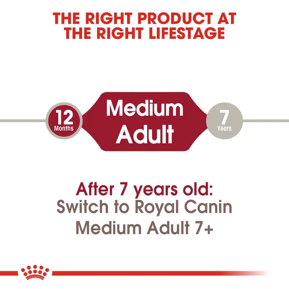 Royal Canin Medium Adult Dry Dog Food   | Low Prices | Canine & Co
