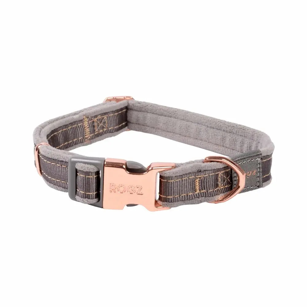 Rogz Urban Classic Collar in Dove Grey for dogs available online