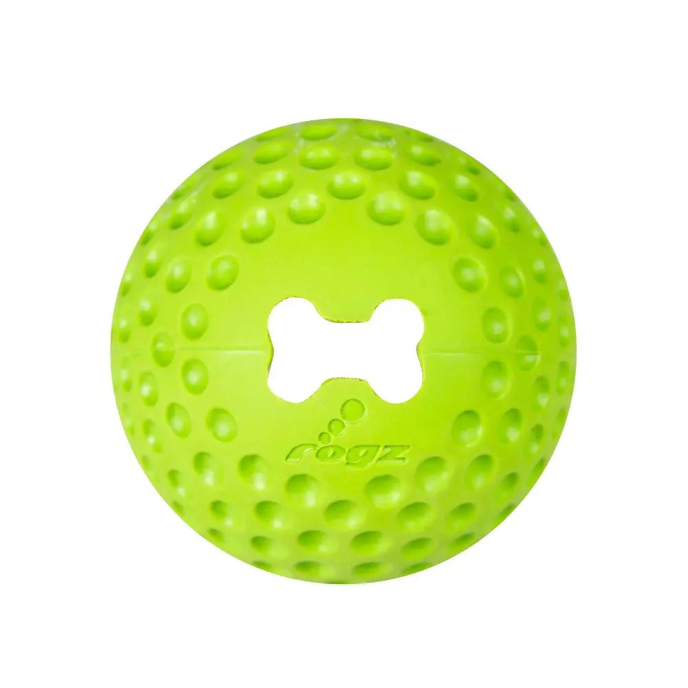 Rogz Gumz Treat Ball Dog Ball Toy  Large / Lime Green | Low Prices | Canine & Co