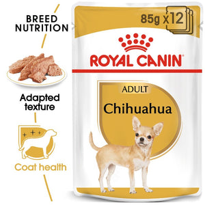 Royal Canin Chihuahua Adult Wet Food Pouch Infographic 1