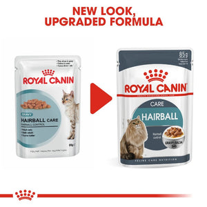 Royal Canin Cat - Hairball Care Wet Food Pouch Infographic 1