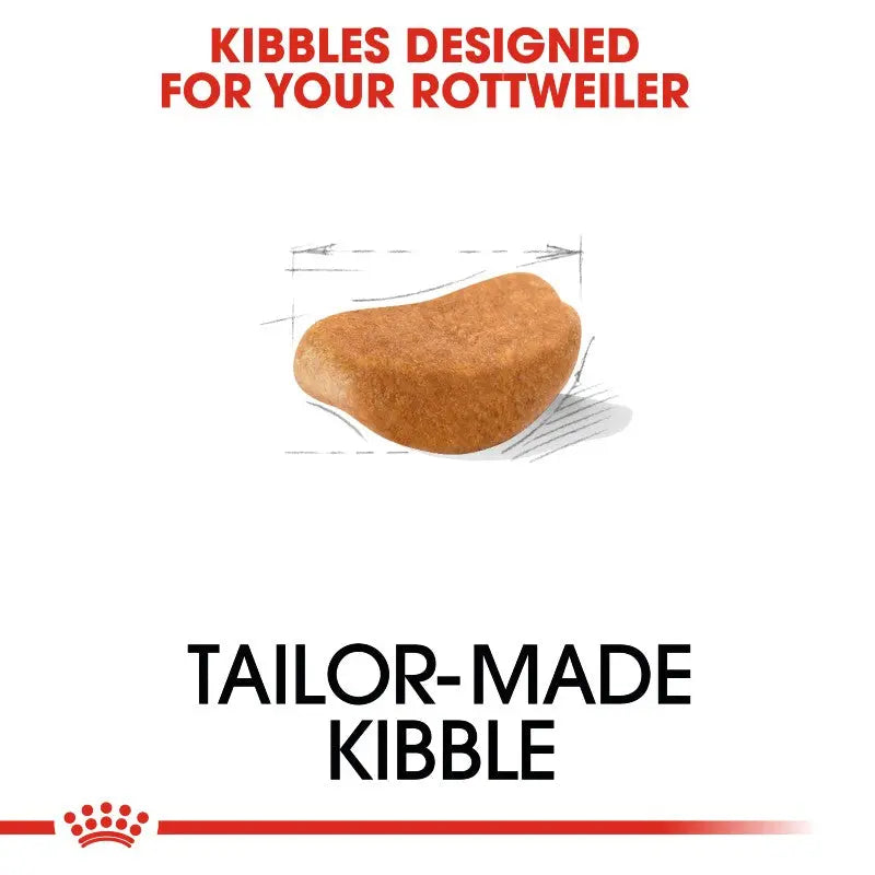 Tailor-made kibble designed specifically for Rottweilers, ensuring optimal nutrition and health.