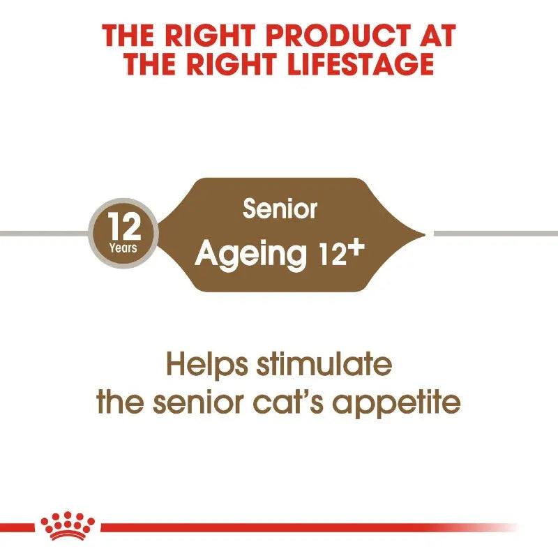 Royal Canin Ageing +12 Senior Dry Cat Food   | Low Prices | Canine & Co