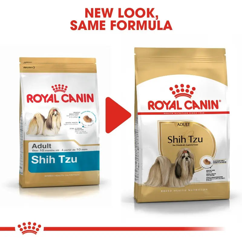 Royal Canin Shih Tzu Adult Information infographic online