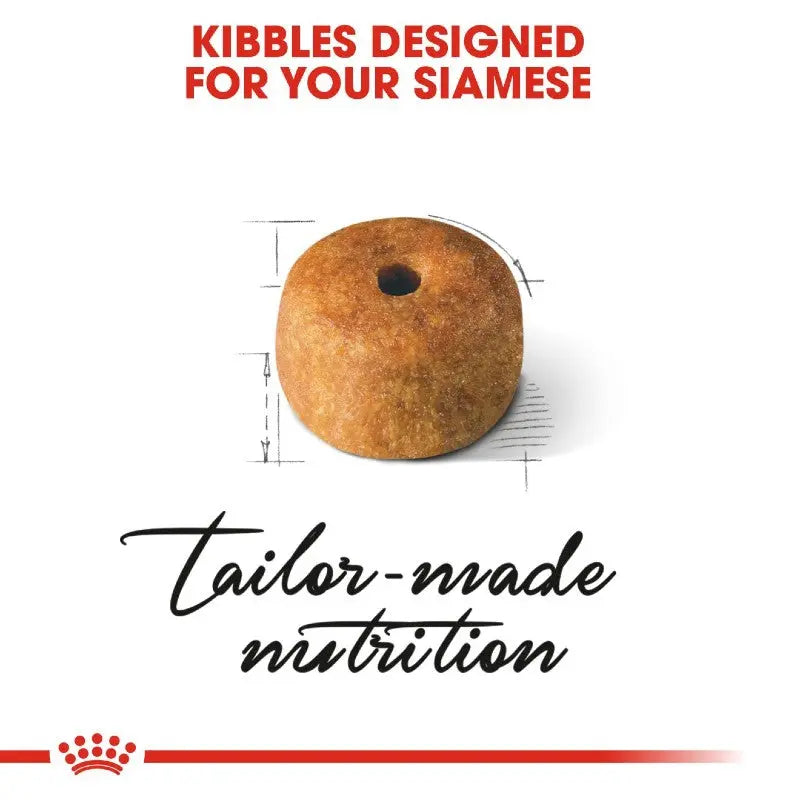 Siamese cat kibble designed for tailored nutrition and optimal health.
