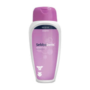 SebbaDerm dog and cat shampoo bottle for healthy skin and coat care.