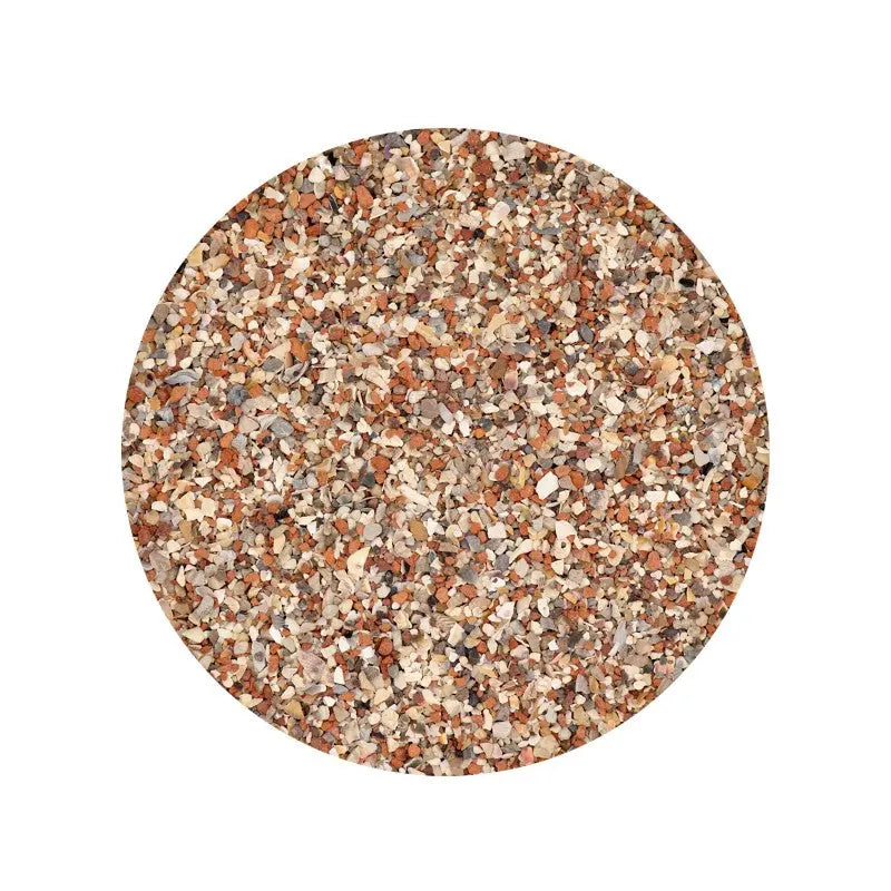 Colorful decorative gravel for landscaping, gardening, and crafting projects.