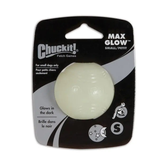 Chuckit! Max Glow Ball Fetch Dog Toy  Small | Low Prices | Canine & Co