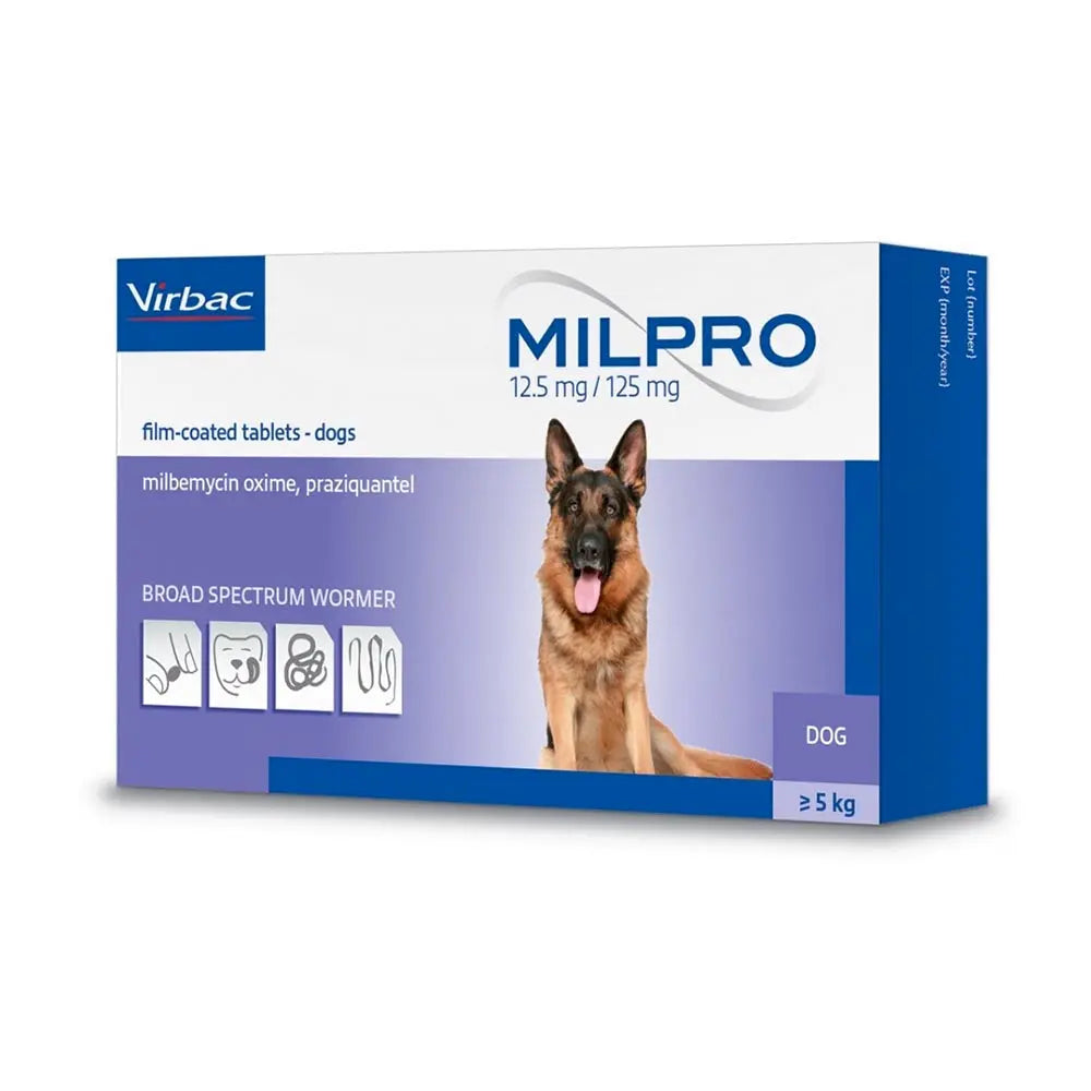 Virbac Milpro Dog & Puppy Dewormer Milpro