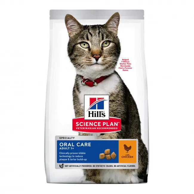 Hill's Science Plan Oral Care Chicken Adult Cat Food for cats