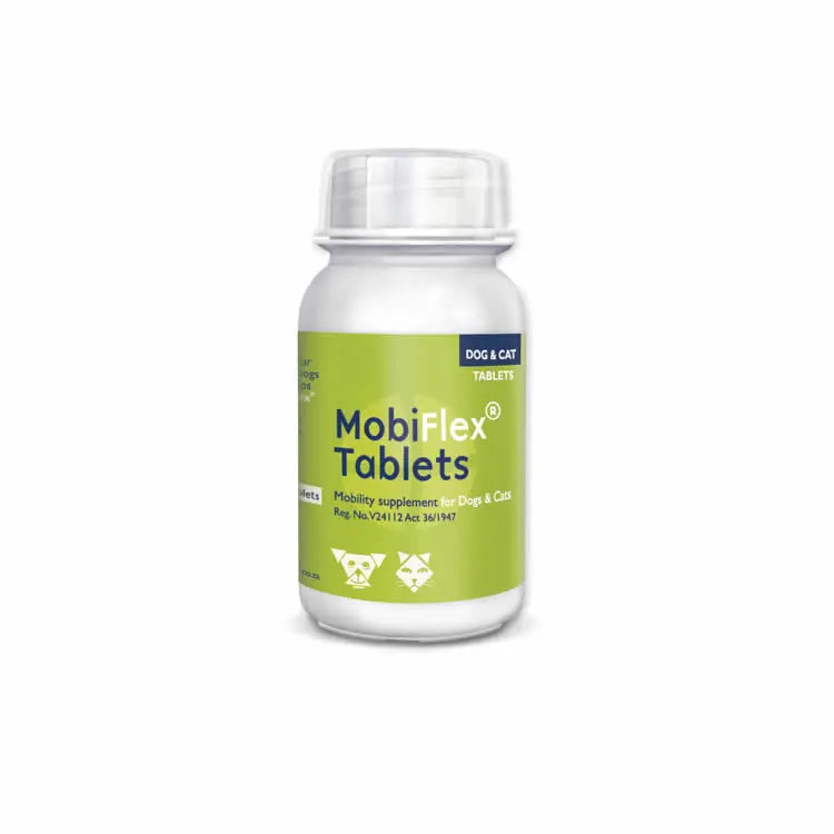 Mobiflex tablets product image showing packaging and label details