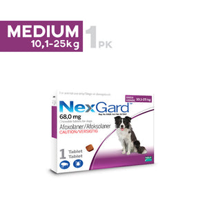 Nexgard Medium(10- 25kg)Purple