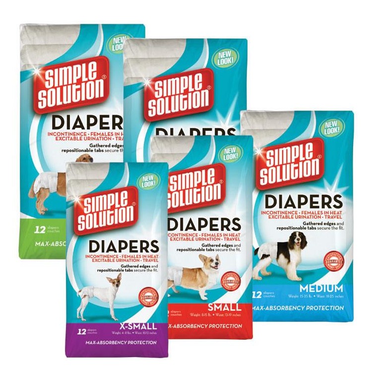 Simple solutions shop dog diapers small