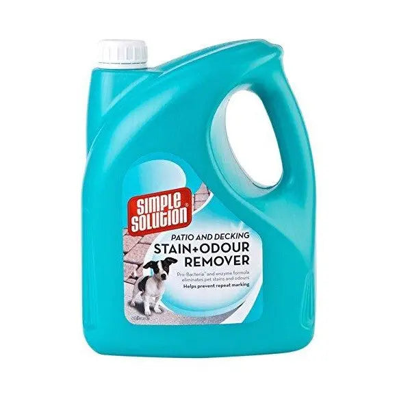 Simple Solution stain odour patio decking image showing cleaning solution benefits.