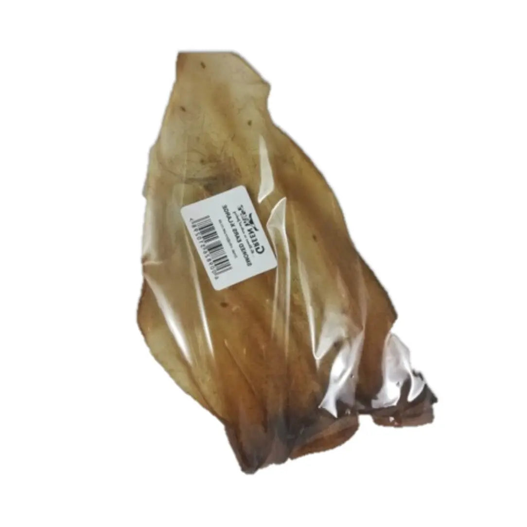 K9 Pro-Pet K9 Smoked Ears Dog Treats - lifestyle image with pet SA online