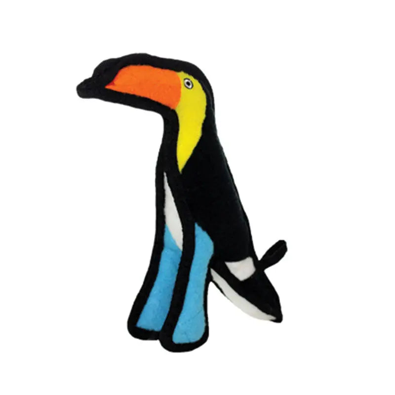 Colorful toucan plush toy, perfect for kids' playtime and imaginative adventures.