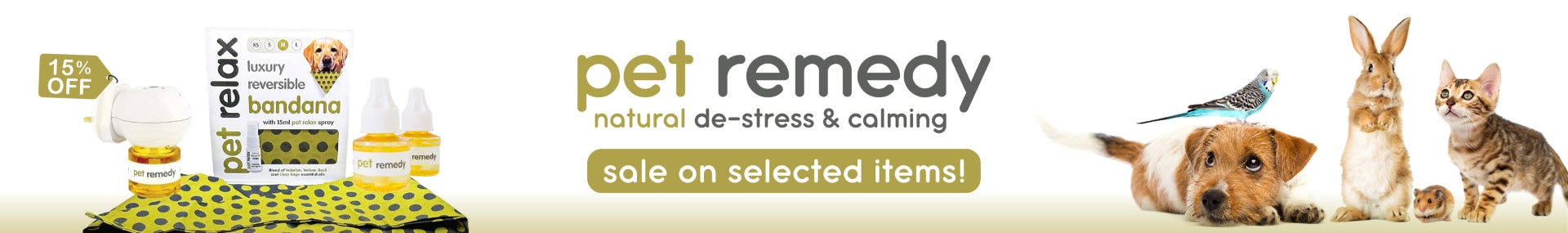 SPECIALS > 15% Off Pet Remedy!