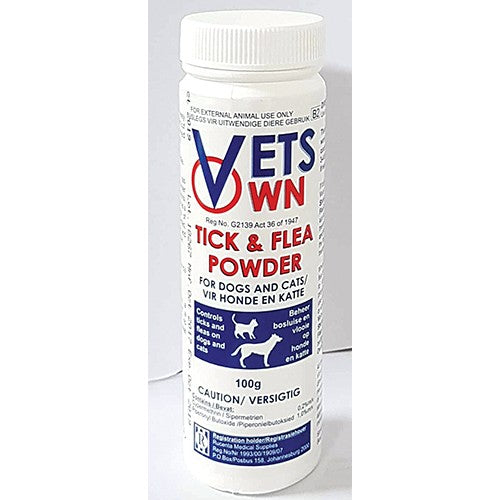 Vets Own Tick & Flea Powder 100g